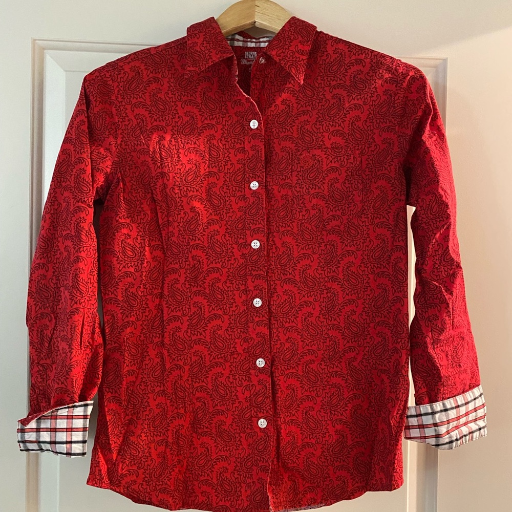 George Strait Wrangler Button Up